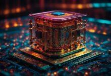 ai generated, processor, cpu, chip, computer, technology, hardware, electronics, gpu, digital