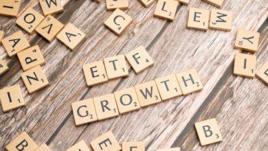 etf growth, tiles, letter tiles