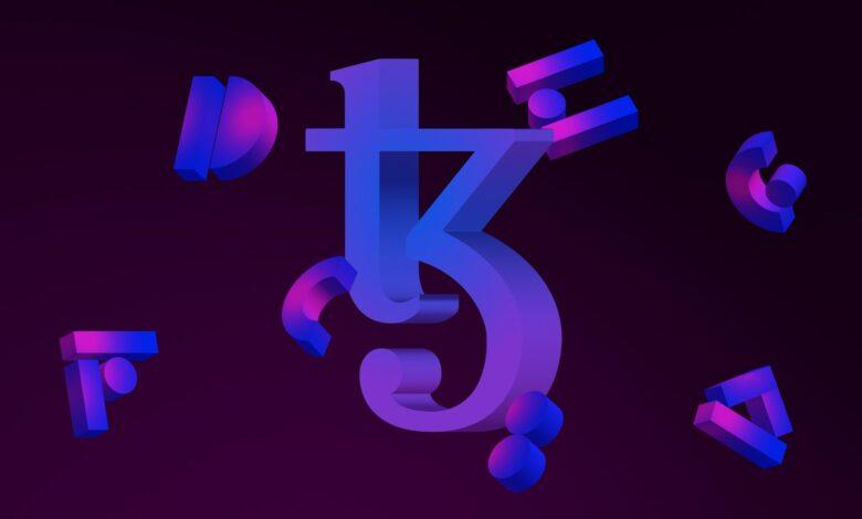 a purple and black background with the letter k and numbers